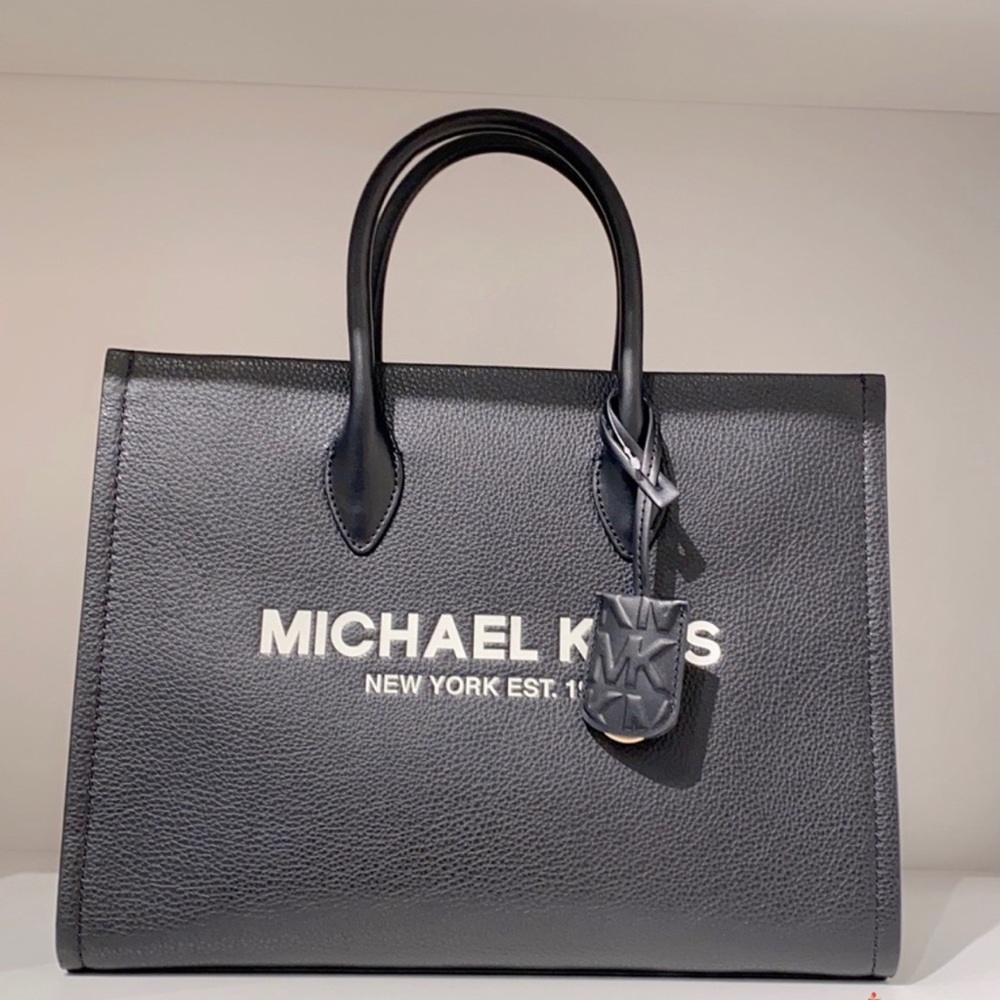 Michael Kors Mirbella. Brand New w/tags! Black pebbled leather